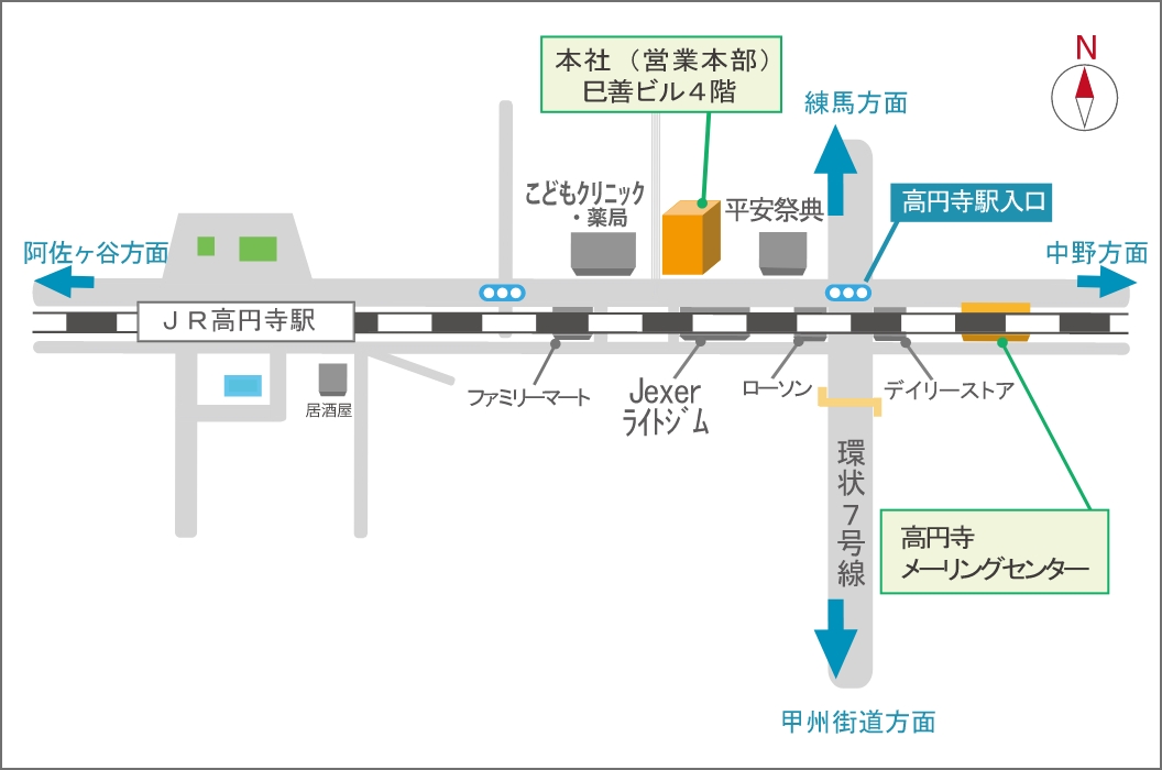 本社・高円寺メーリングセンター